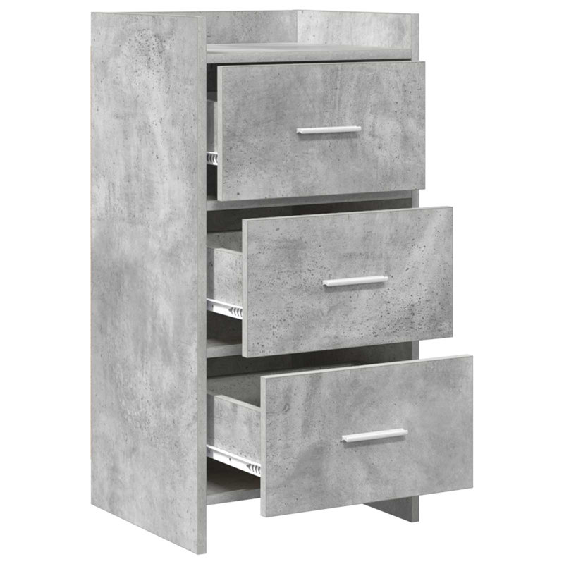 40 cm W Sideboard, Concrete Grey