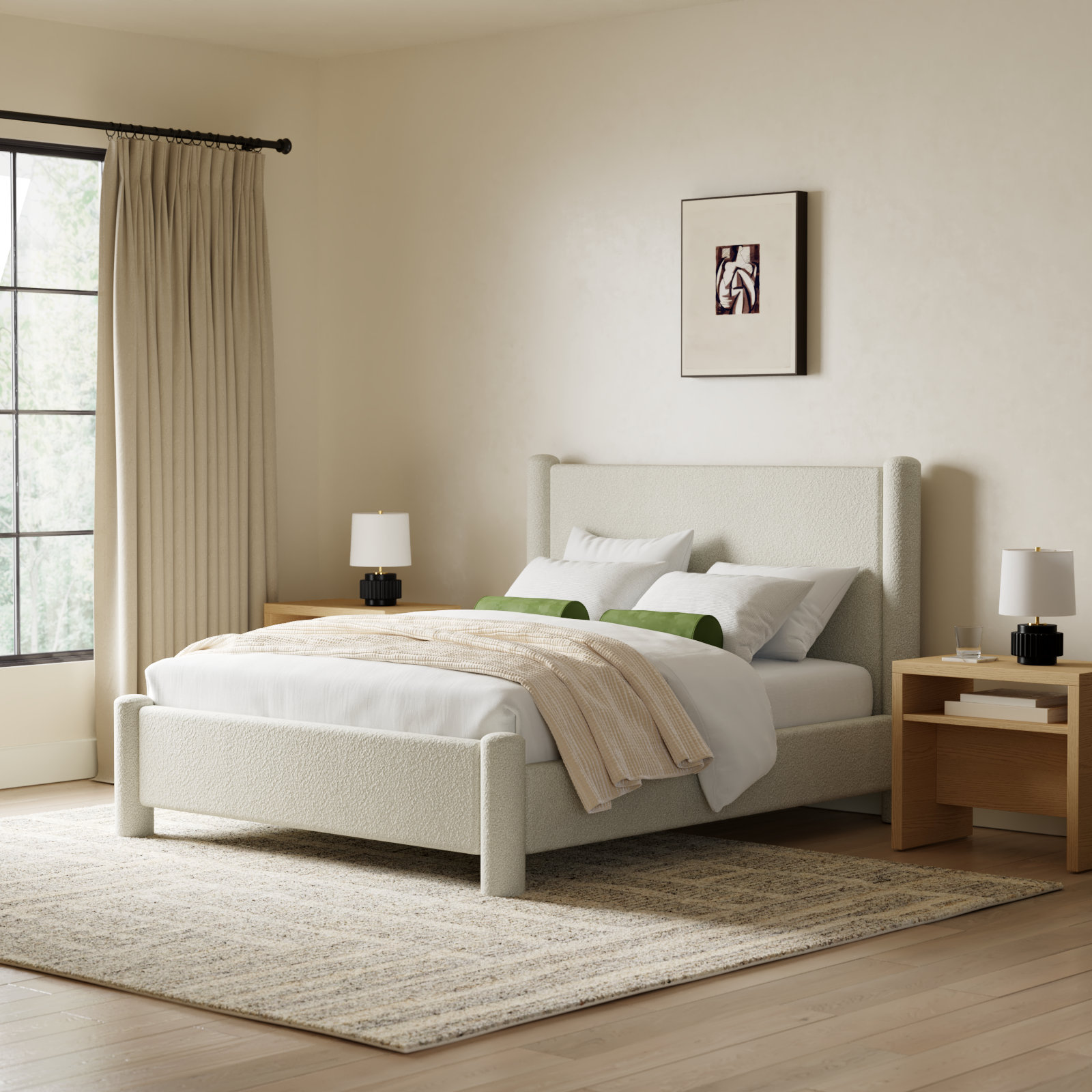 Asel Platform Bed, Full/Double