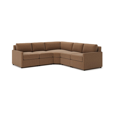 Damari 108" 5 - Piece Modular Wedge Corner Sectional