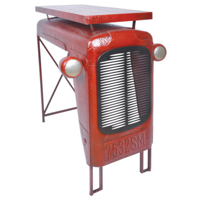 Edith Rectangular Metal Outdoor Bar Table , 41'' in. W 26'' in. D