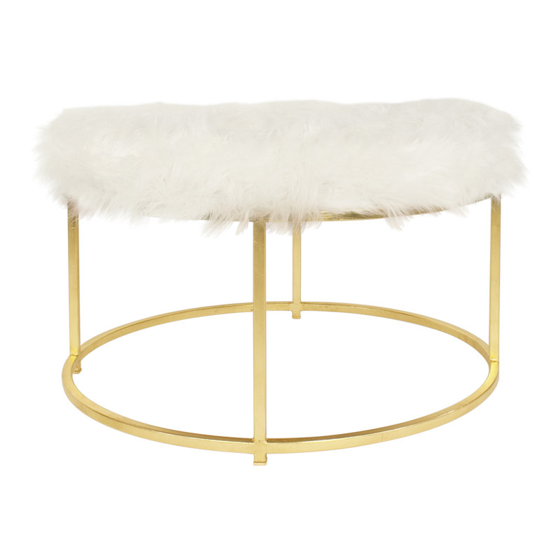 Paris 36" Wide Round Standard Ottoman