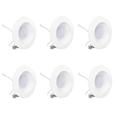 Éclairage à DEL rétroéclairé 5 po / 6 po, 12 W, blanc doux 2700 K, à intensité variable