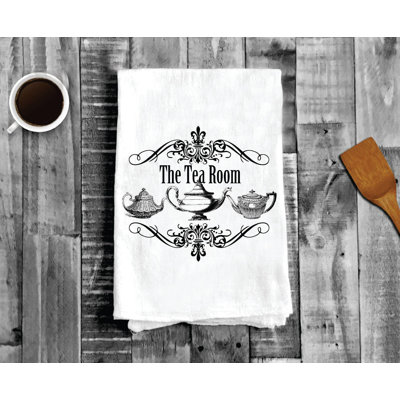 The Tea Room With Tea Pots Cotton Tea Towels