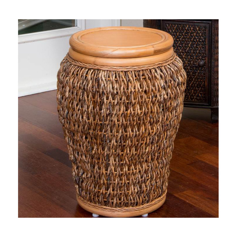 Huffman End Table, Antique Honey