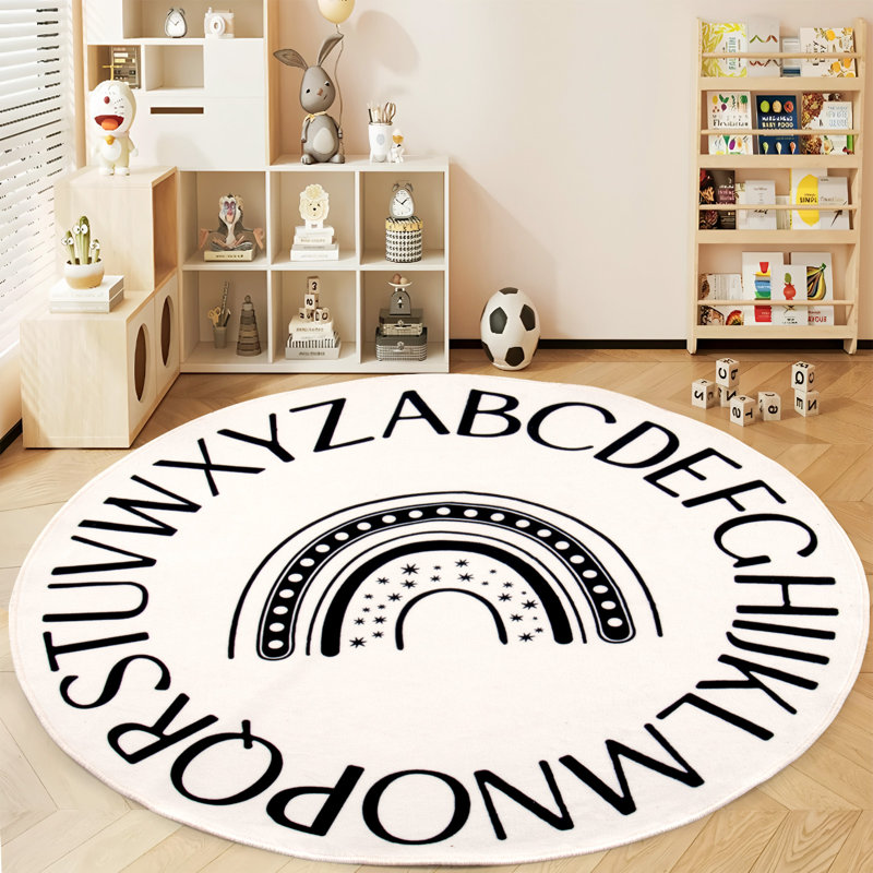 Tapis de salle de classe pour enfants, Round 5'11"