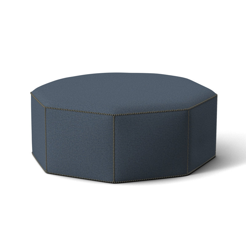 Cole Ottoman, Navy Blue 71628L58