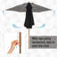 Brenlee 250cm Market Parasol-466173880