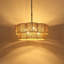 Lustre tambour cylindrique 23,2 po à 6 lumières festonnées-943203483-943203485