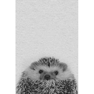 Cute Porcupine II - Drawing on Canvas