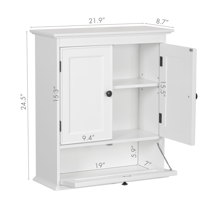 Osrick Wall Mounted Required Bathroom Cabinet