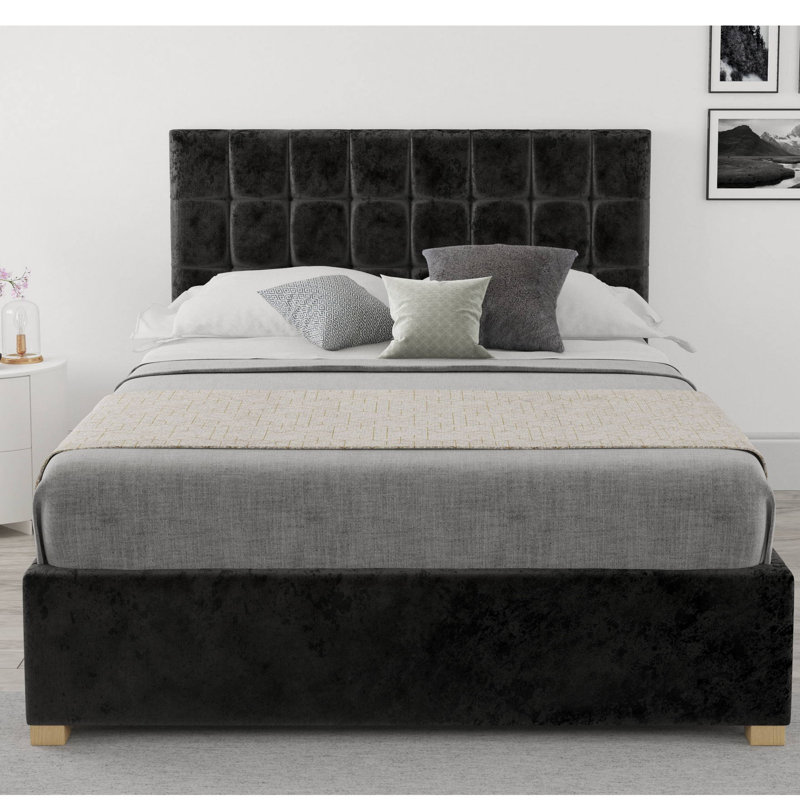 Chevalier Upholstered Ottoman Storage Bed, Super King (6'), Chocolate
