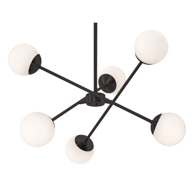Luminaire suspendu spoutnik 6 lumières Nathir