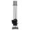 Ensemble d'outils de foyer Modern Ember Harper - comprend brosse, pelle, tisonnier et support - acier