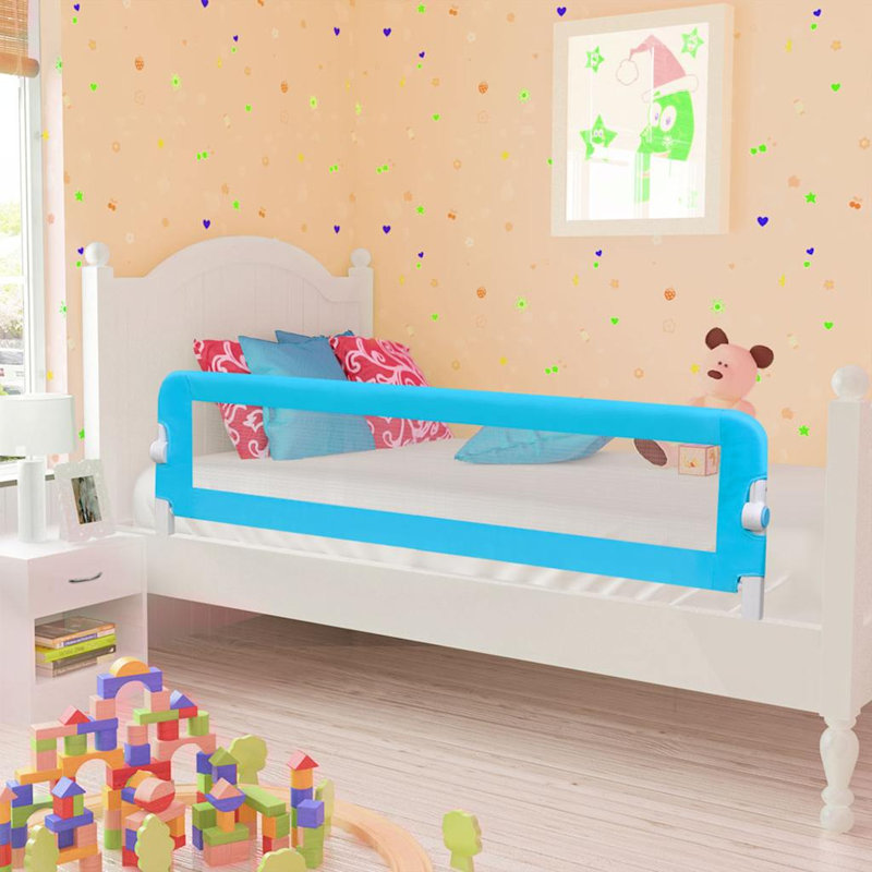 Lykke Toddler Safety Side Rails, Blue, 42cm H x 40.5cm W x 120cm L