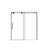8'' W 111.33'' H Framed Rectangle Reversible Shower Enclosure-98294304-98294303