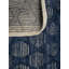 Tapis bleu moderne 8 x 10