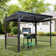 6.5 x 12 FT Hardtop Grill Gazebo