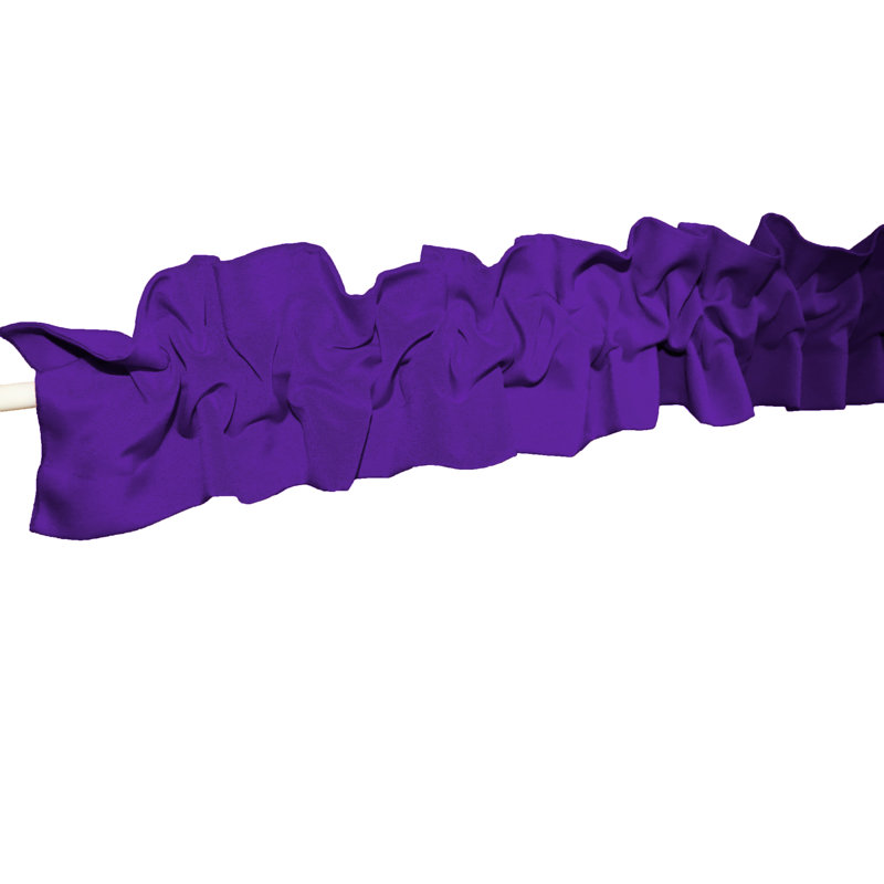 Window Valance, 120" W x 9" L, Purple