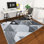 Protecteur de plancher de tapis de chaise et rehausseur de style pour les espaces de bureau à domicile ou de salle à manger