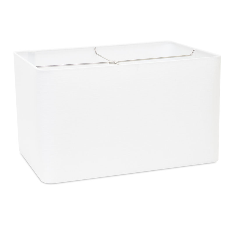 18x12x10.5 Rectangle Shade White/White Lining, White