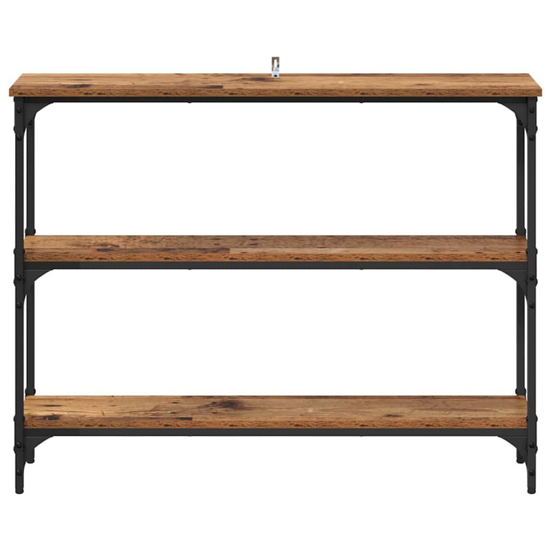 Console Table, Old Wood, 75cm H x 100cm W x 22.5cm D