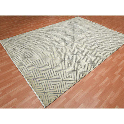 Vividiana One-of-a-Kind 9'10" X 14'1" New Age Area Rug in Ivory