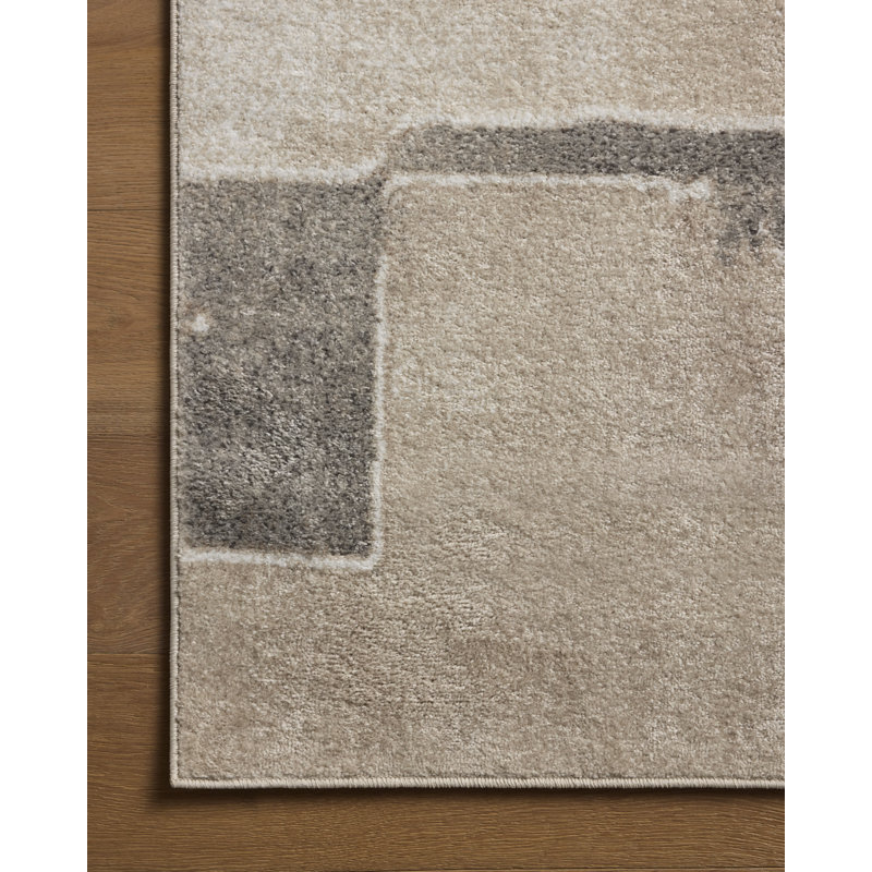 Tapis beige / pierre Loloi Winnah, 2 pi 3 po x 3 pi 10 po