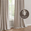 Panneau de rideau simple occultant et isolant en tissu molletonné brun 50 x 84 po Anaheim-128966721-128966723
