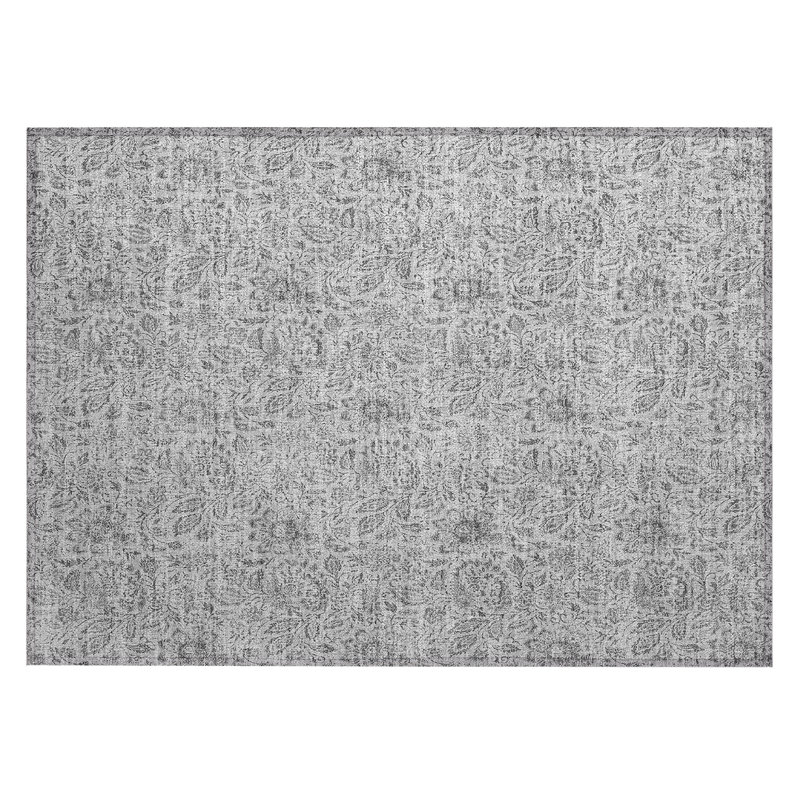 Fareham Washable Floral Indoor / Outdoor Rug, Rectangle 1'8" x 2'6"
