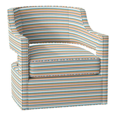 Phoebe Upholstered Swivel Armchair