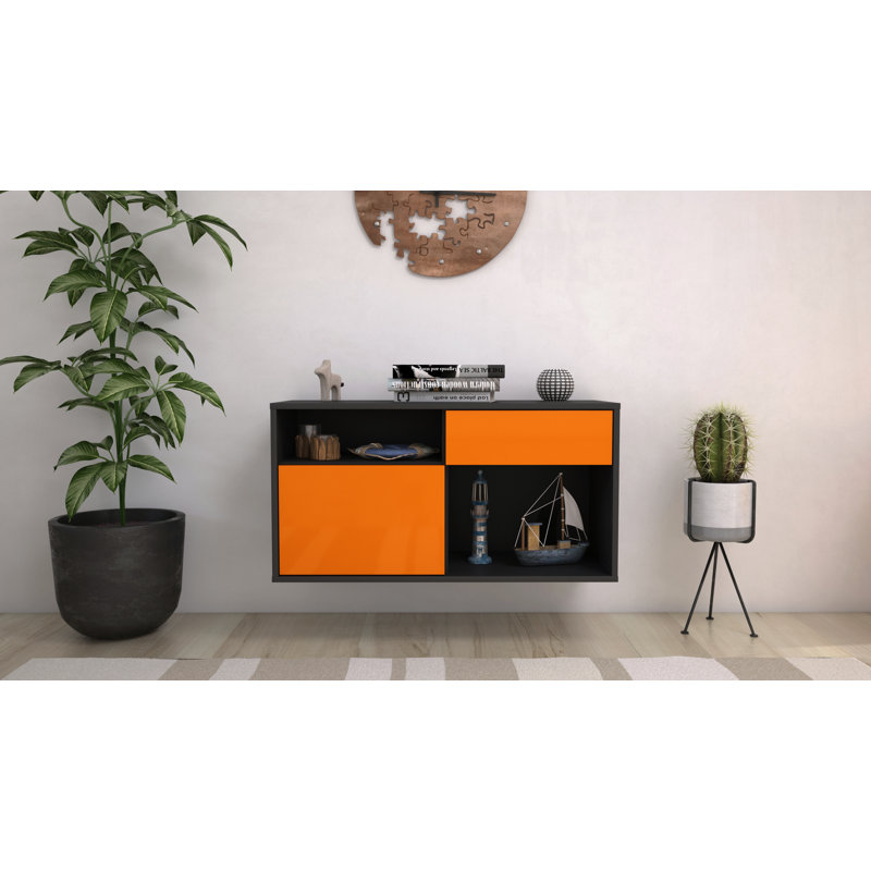 Fountaine TV Stand, Orange