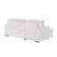 Canapé modulaire moelleux avec canapé-lit en tissu de velours-738175620