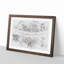 Winter Road Watercolour - Framed Print-56882111-56882114