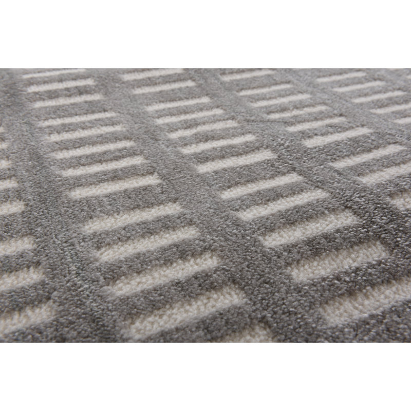 Pillsbury Striped Hand Woven Area Rug, Rectangle 194 x 290cm