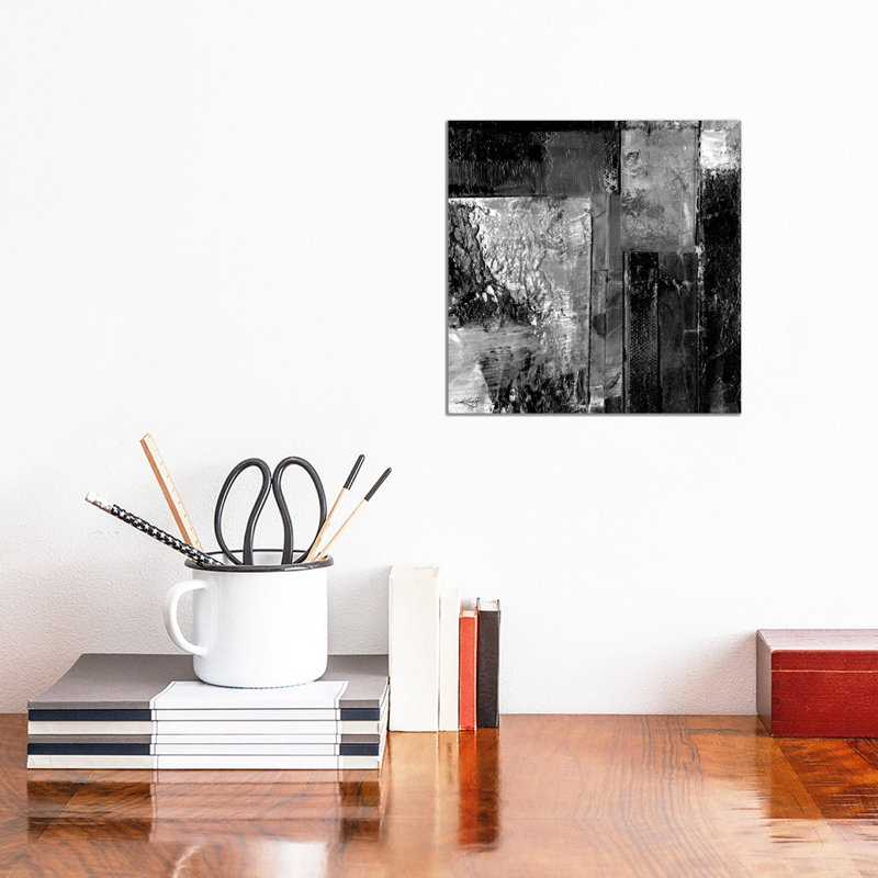 Oil Abstraction XIIIc by Kathy Morton Stanion - Wrapped Canvas Painting, 30.48 cm H x 30.48 cm W