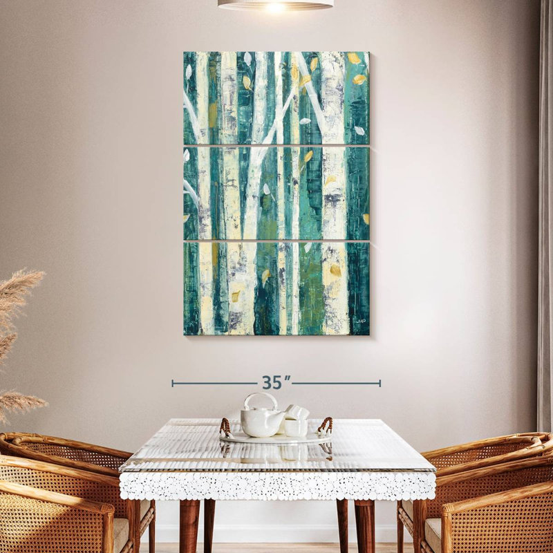 Harnek Birches In Spring I, 74" H x 48" W