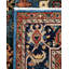 Tapis unique noué à la main Serapi - bleu clair, 8 pi 2 po x 9 pi 7 po Serapi
