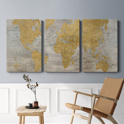 " Golden World " 3 - Pieces