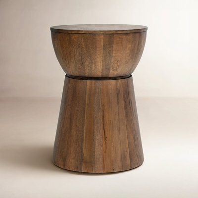Simba Round Drum End Table