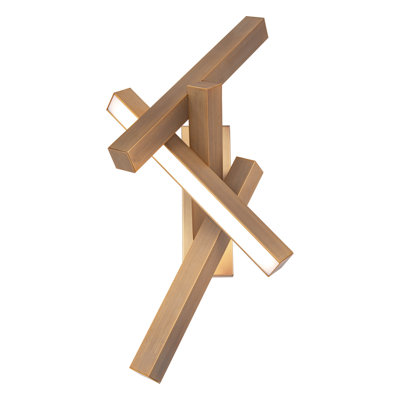 Plafonnier encastré à 4 lumières DEL à intensité variable Chaos