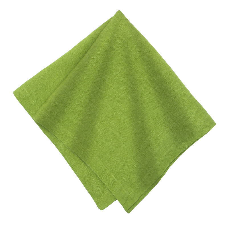Linen Square Napkin, Kiwi