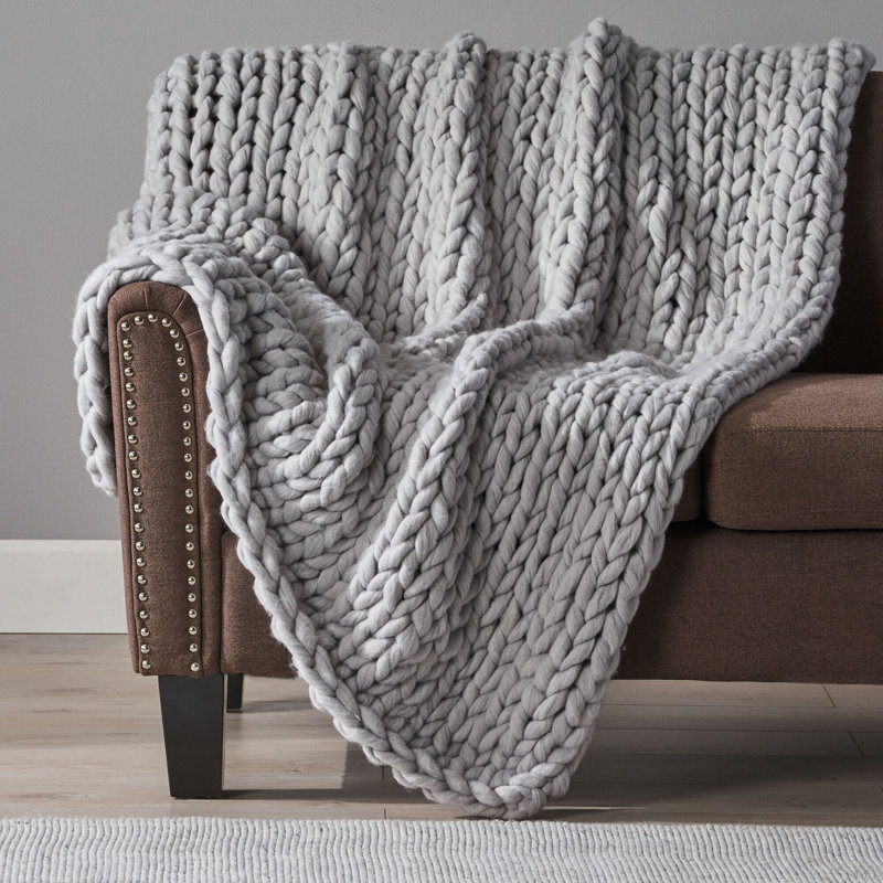 THROW BLANKETS, Silver