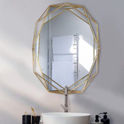 Metal Flat Wall Mirror