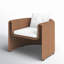 Manhart Patio Chair with Cushions