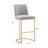 Upholstered Counter Stool with Metal Frame-70133972-70133973