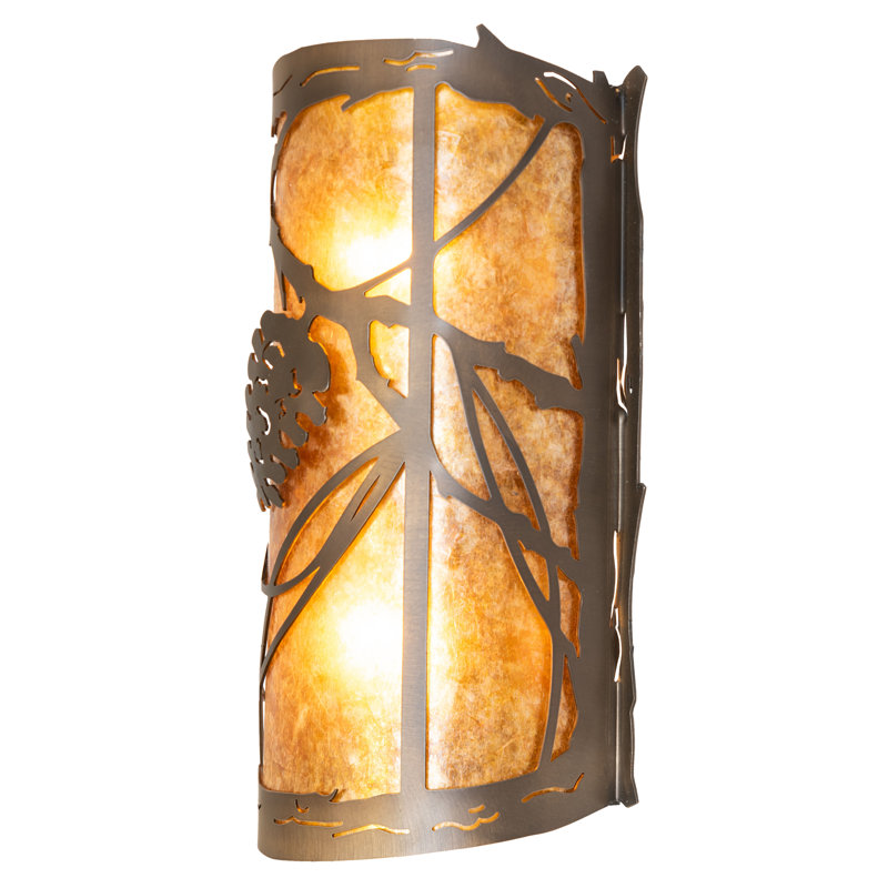 2 - Light Flush Mounted Sconce