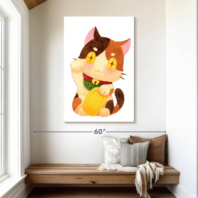 Brampt Chinese Cat, 48" H x 32" W
