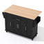 136 cm W Kitchen Island with Top-2118824582
