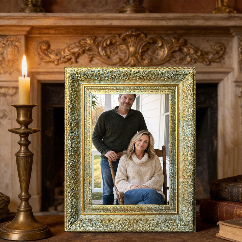Cadre photo or antique 1PC pour photos et souvenirs 11 "x 14", Or antique, 1, 11 po x 14 po