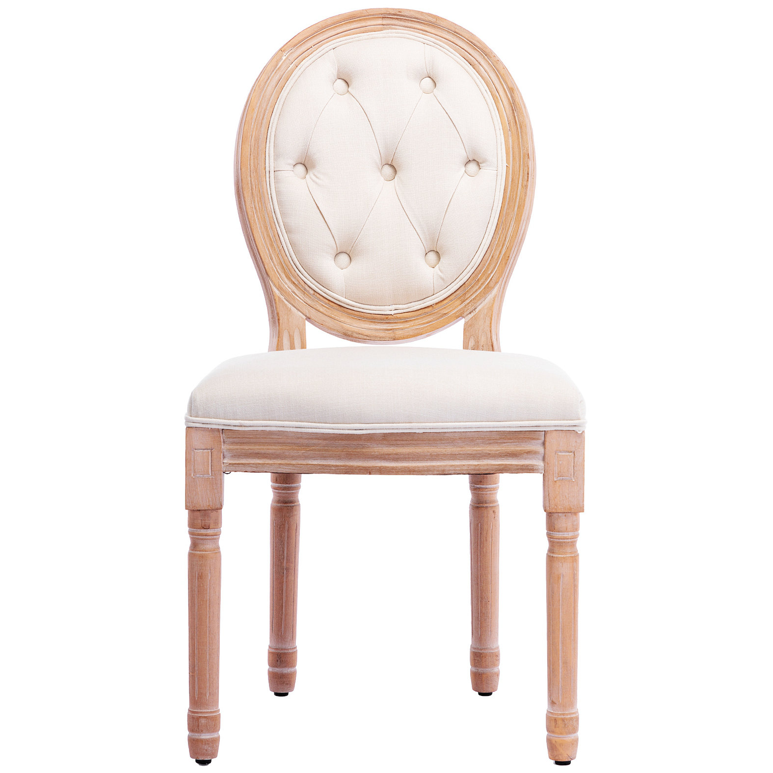 One Allium Way® Kudolo Tufted King Louis Back Side Chair | Wayfair